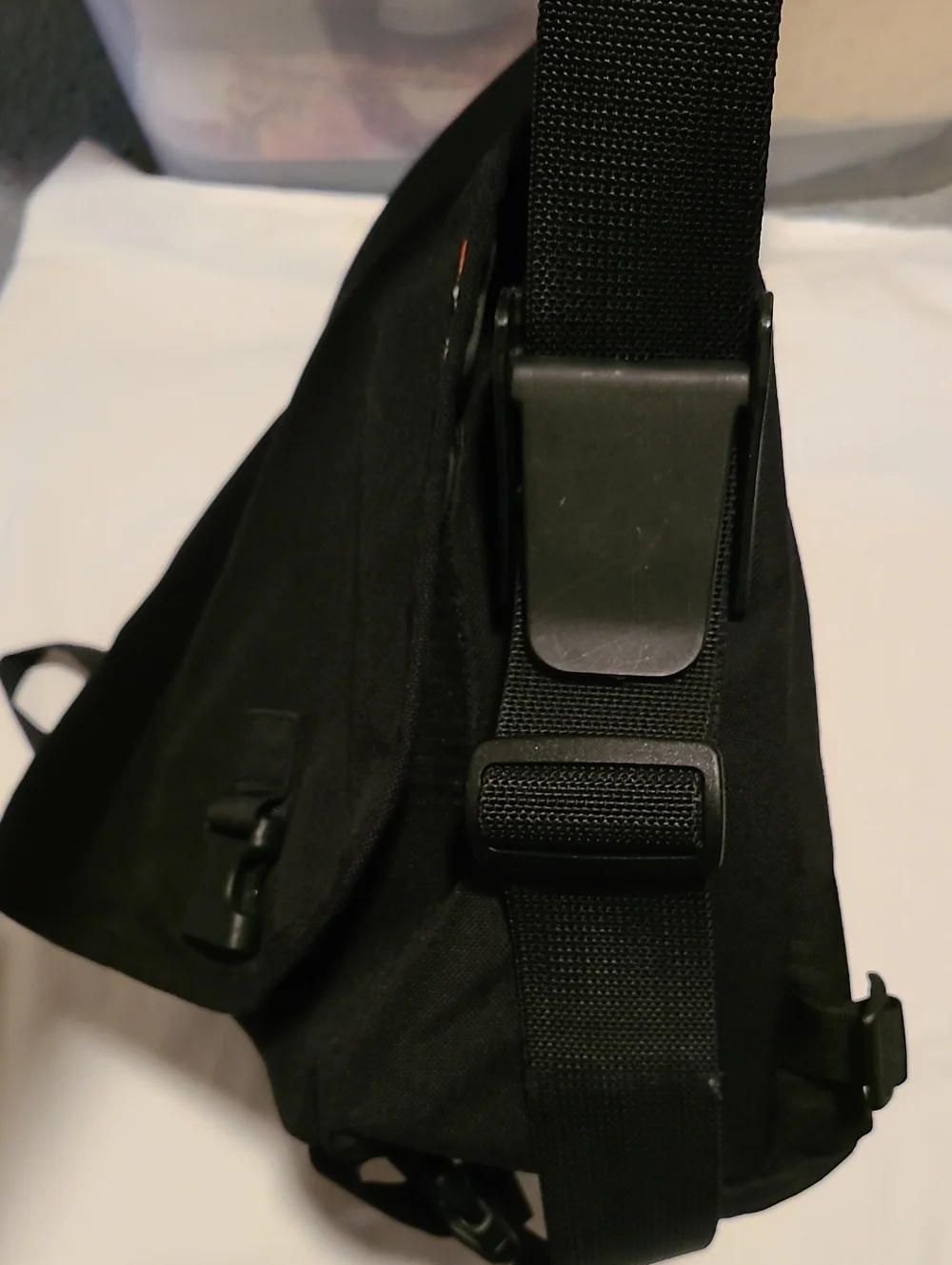 Kamp New York The Messanger Gear, Black USA Cordura Plus Bag Pack